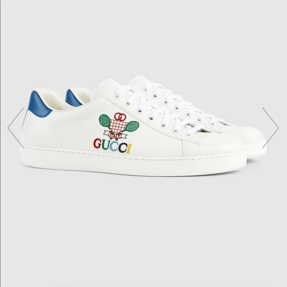 New💕Men’s Gucci Ace sneakers tennis logo - Picture 4 of 10